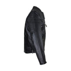 Men's Reflective Leather Concealed Carry Jacket Dream Apparel Split Cowhide