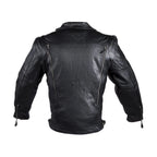 Mens Racer Motorcycle Jacket Dream Apparel PVC Four Vent Quilted Liner