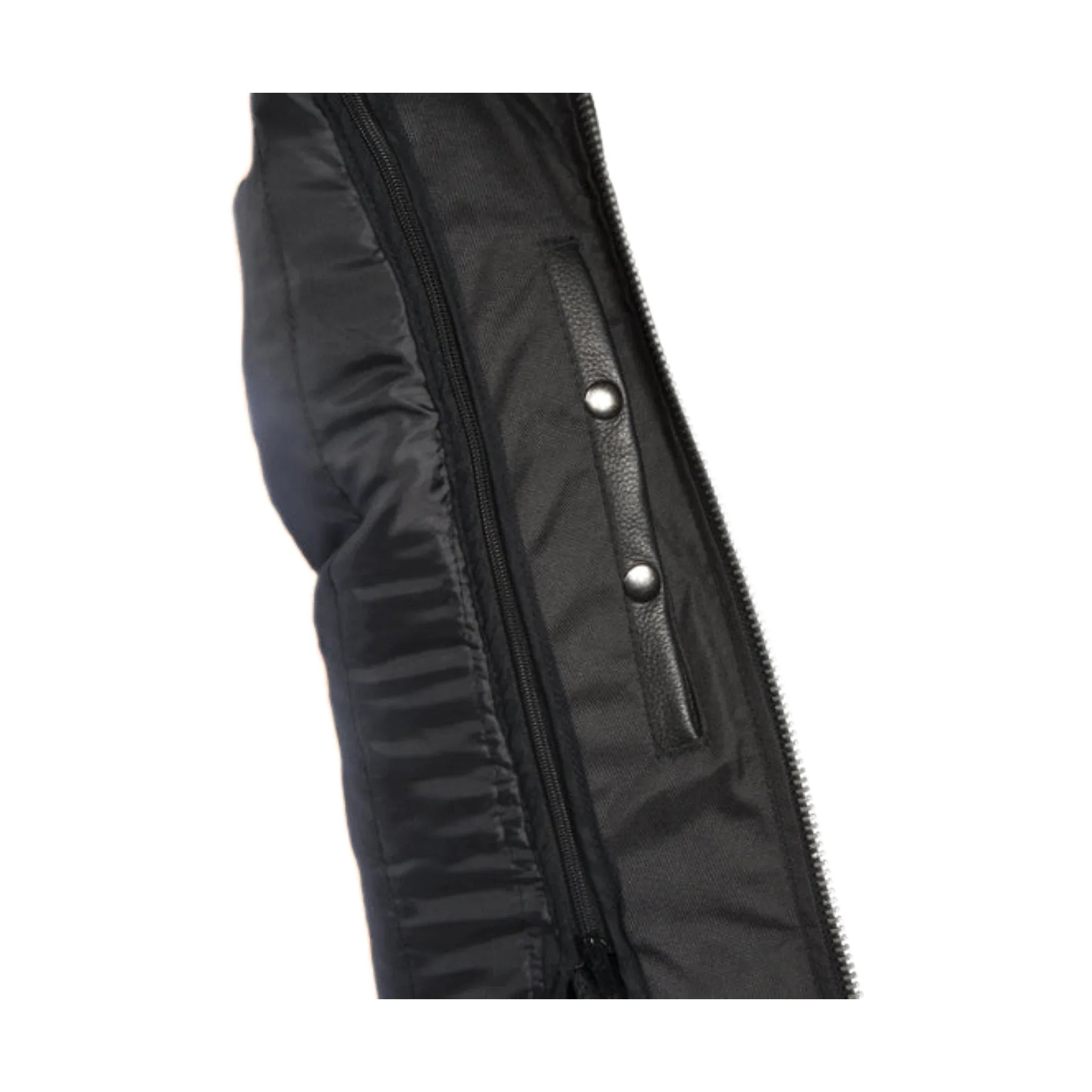 Mens Diamond Pattern Motorcycle Jacket Dream Apparel Leather Ventilated Pockets