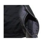 Mens Plain Black Leather Vest Heavy Duty Premium Cowhide Leather