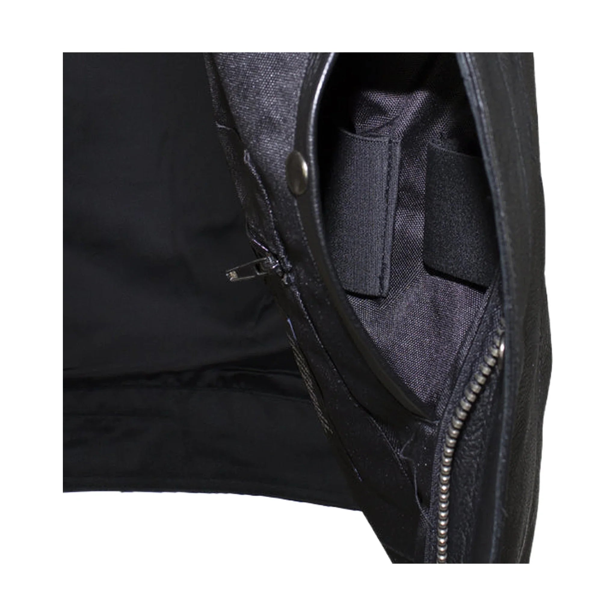 Motorcycle Club Vest With  Zipper Concealed Carry Pockets