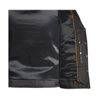 Mens Classic Motorcycle Club Vest With Gun Pockets