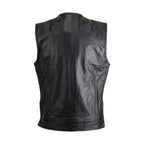 Dream Apparel Split Cowhide Leather Vest With Conceal Carry Pockets