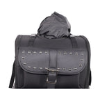 Dream Apparel Large Fine PVC Motorcycle Sissybar Bag With Studs