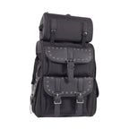 Dream Apparel Large Fine PVC Motorcycle Sissybar Bag With Studs