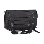 Dream Apparel Large Fine PVC Motorcycle Sissybar Bag With Studs