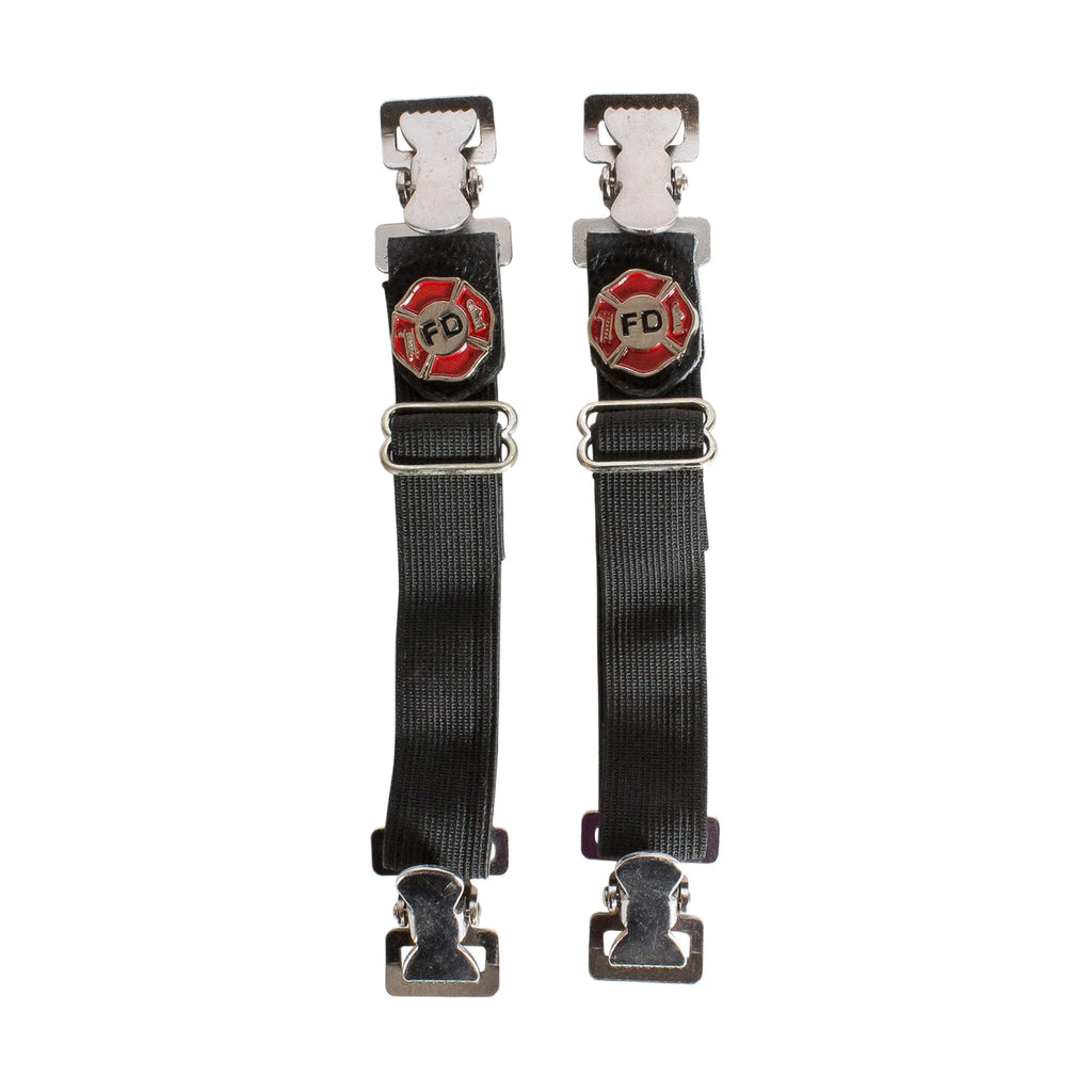 Fire Department Alligator Boot Clips Dream Apparel 6 Inch Elastic Steel Durable