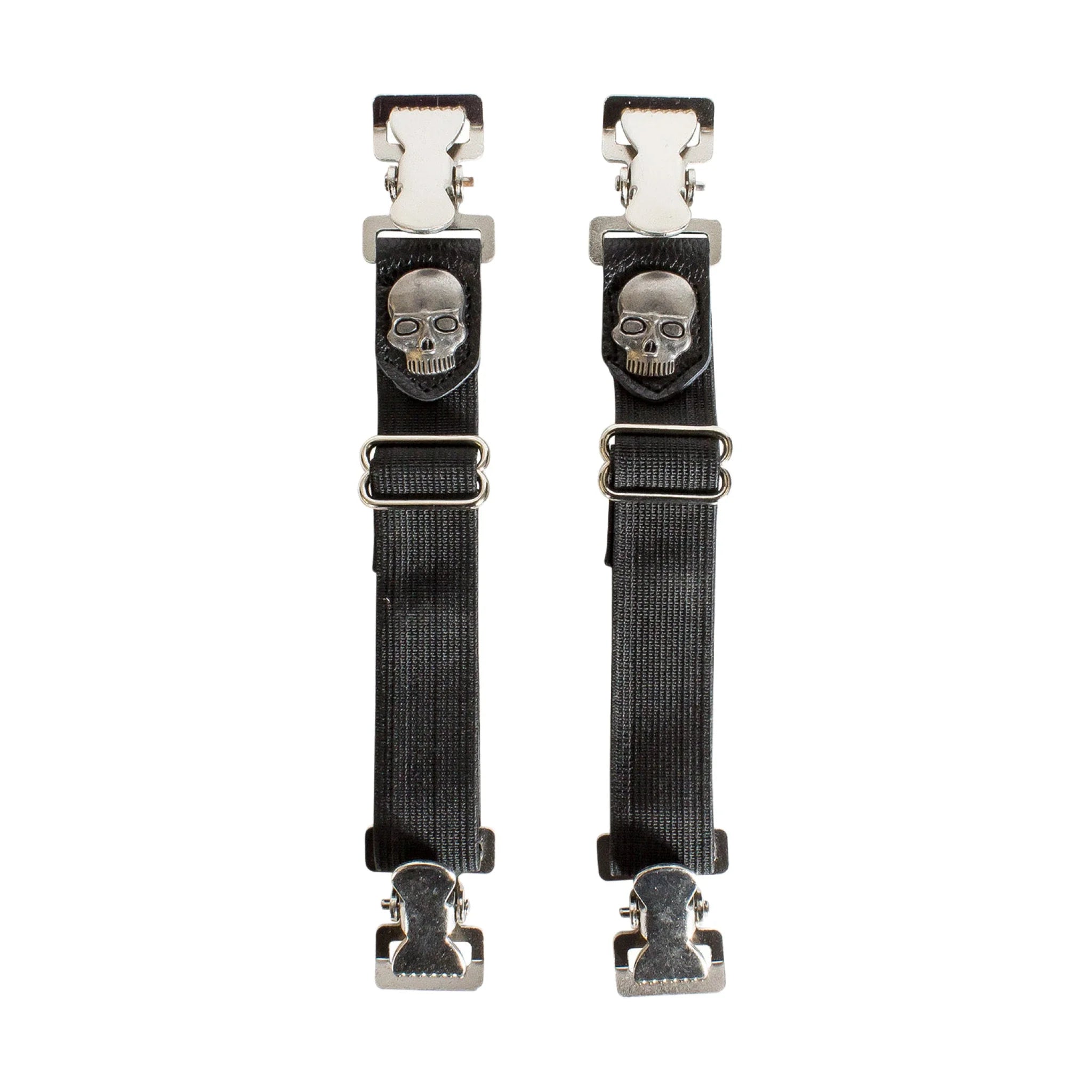 Skeleton Design Alligator Boot Clips Dream Apparel 6 Inch Stretch Steel Clips
