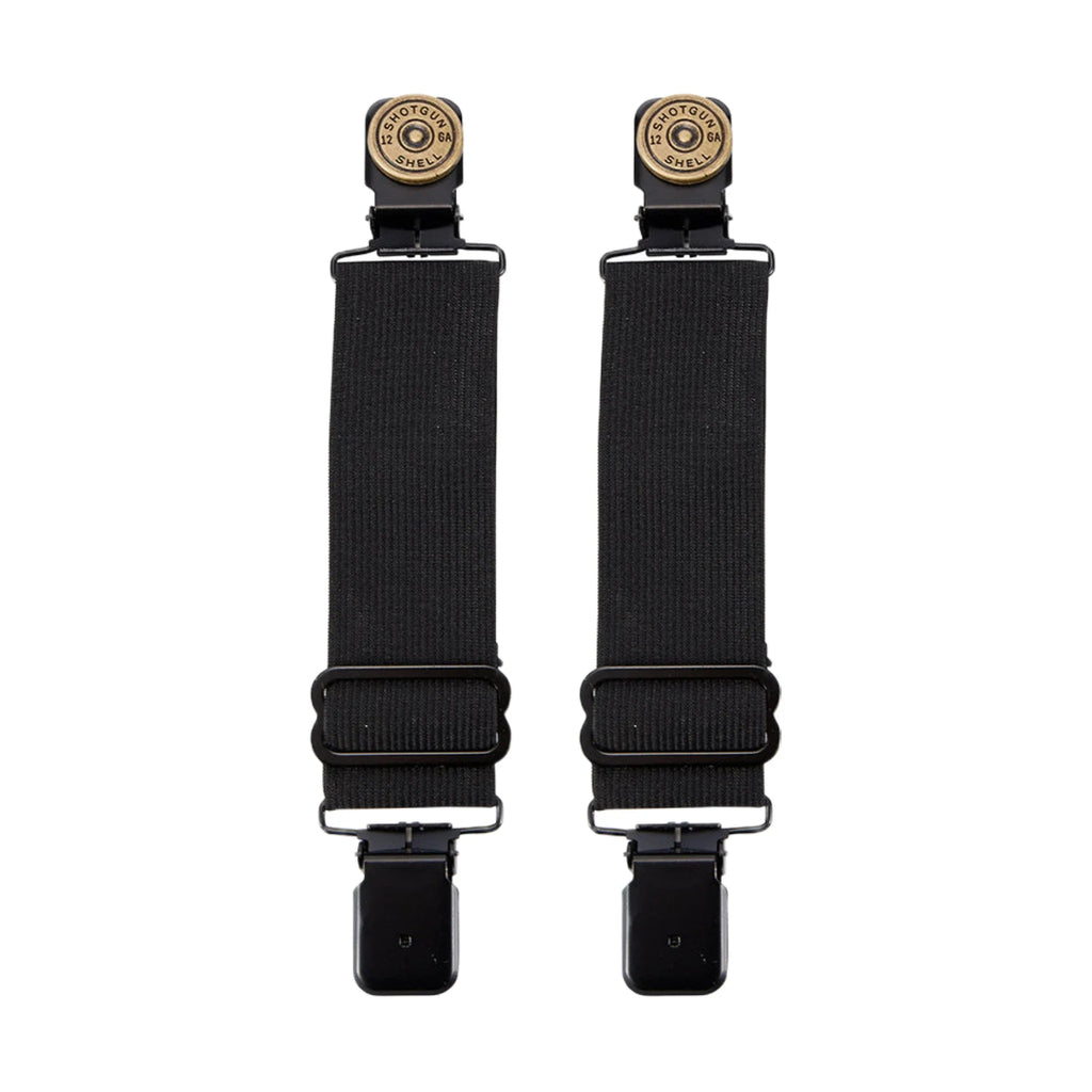 Shotgun Shell Alligator Boot Clips Dream Apparel Black Steel Durable Elastic