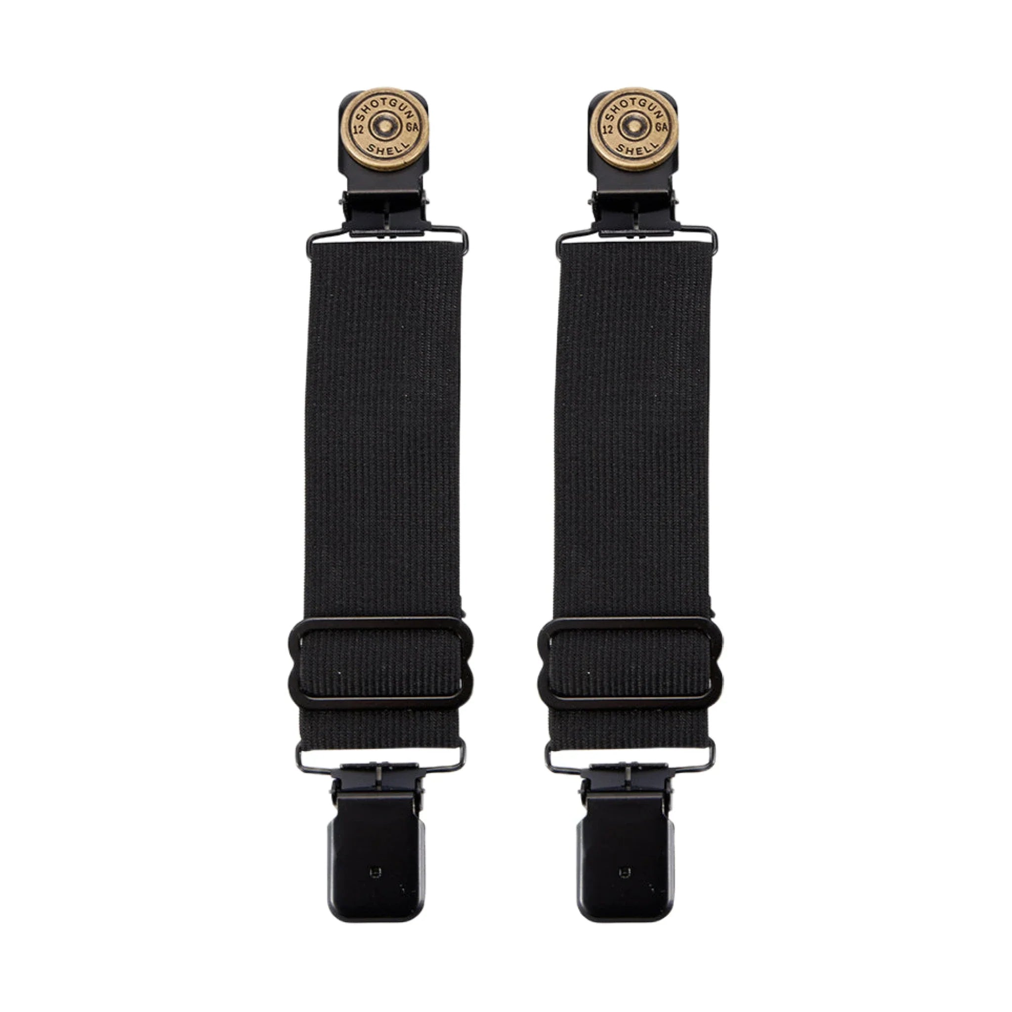 Shotgun Shell Alligator Boot Clips Dream Apparel Black Steel Durable Elastic