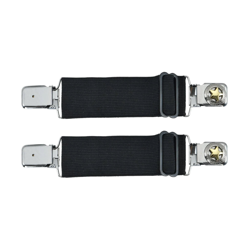 Texas Star Silver Boot Clip Dream Apparel Durable Elastic Boot Chain Clip