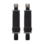 Police Star Black Alligator Boot Clips Dream Apparel Durable Lightweight Elastic 6 Inch