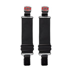 Southern Flag Alligator Boot Clips Black Steel Durable Elastic 6 Inch Bands