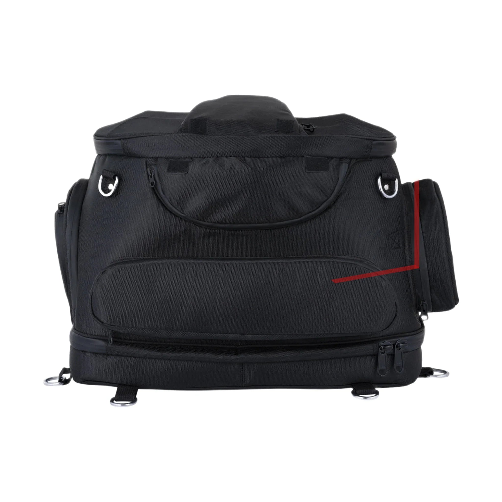 Mororcycle Sissybar Pet Textile Bag fits on Luggage Rack extra straps with D-Rings Waterproof