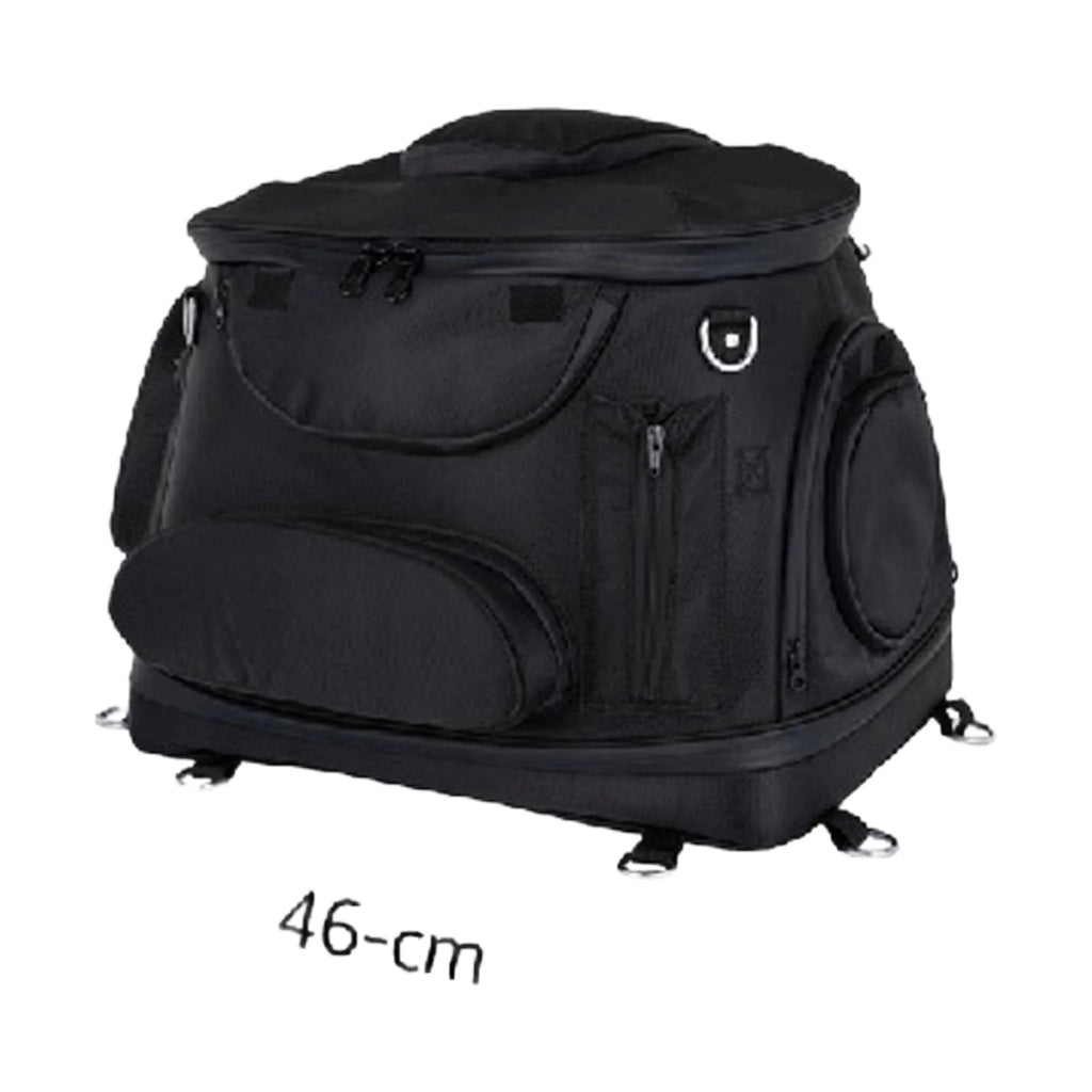 Motorcycle Pet Bag Sissybar Mount Waterproof Textile with Straps D-Rings