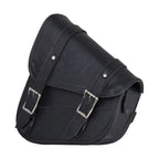 Leather Solo Swing Arm Bag Left Side
