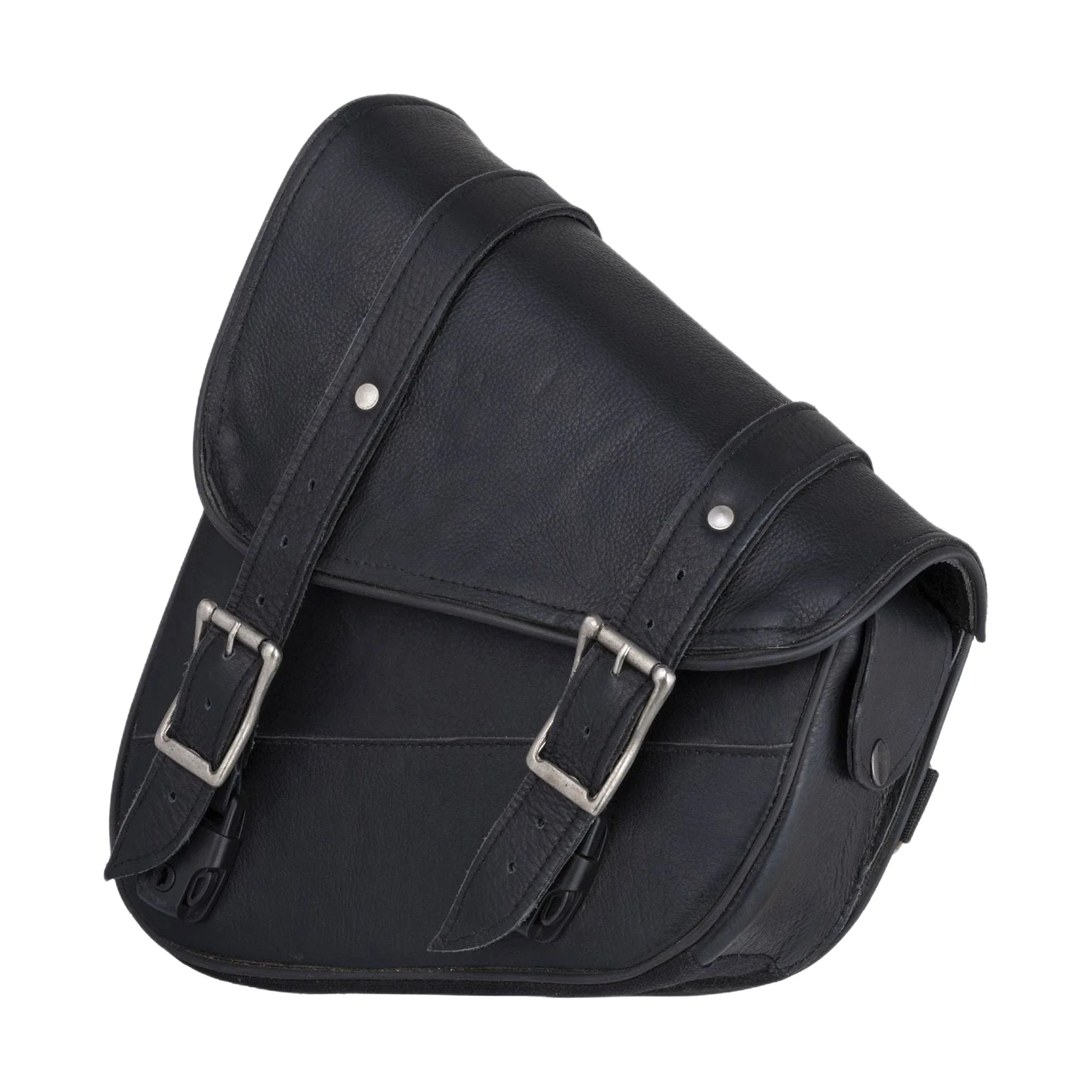 Leather Solo Swing Arm Bag Left Side