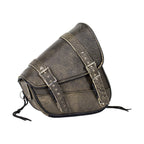 Dream Apparel Genuine Distressed Brown Leather Right Side Swing Arm Bag