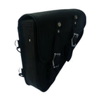 Premium Naked Leather Solo Swing Arm Bag Left Side