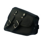 Premium Naked Leather Solo Swing Arm Bag Left Side