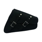 Premium Naked Leather Solo Swing Arm Bag Left Side