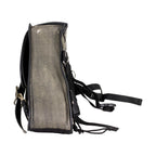 Distressed Brown Leather Swing Arm Bag - Right Side