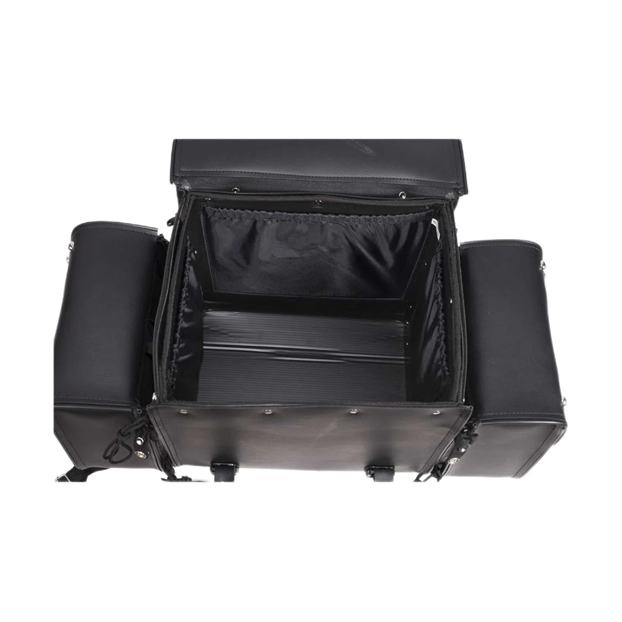 Motorcycle Sissy Bar Bag With Removable Side Bags