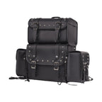 Motorcycle Sissy Bar Bag With Removable Side Bags