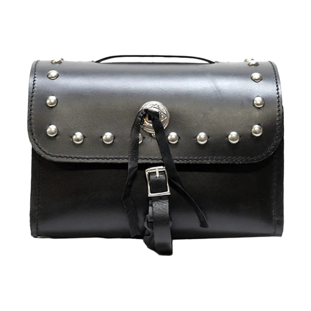 Pure Leather Motorcycle Sissybar Bag