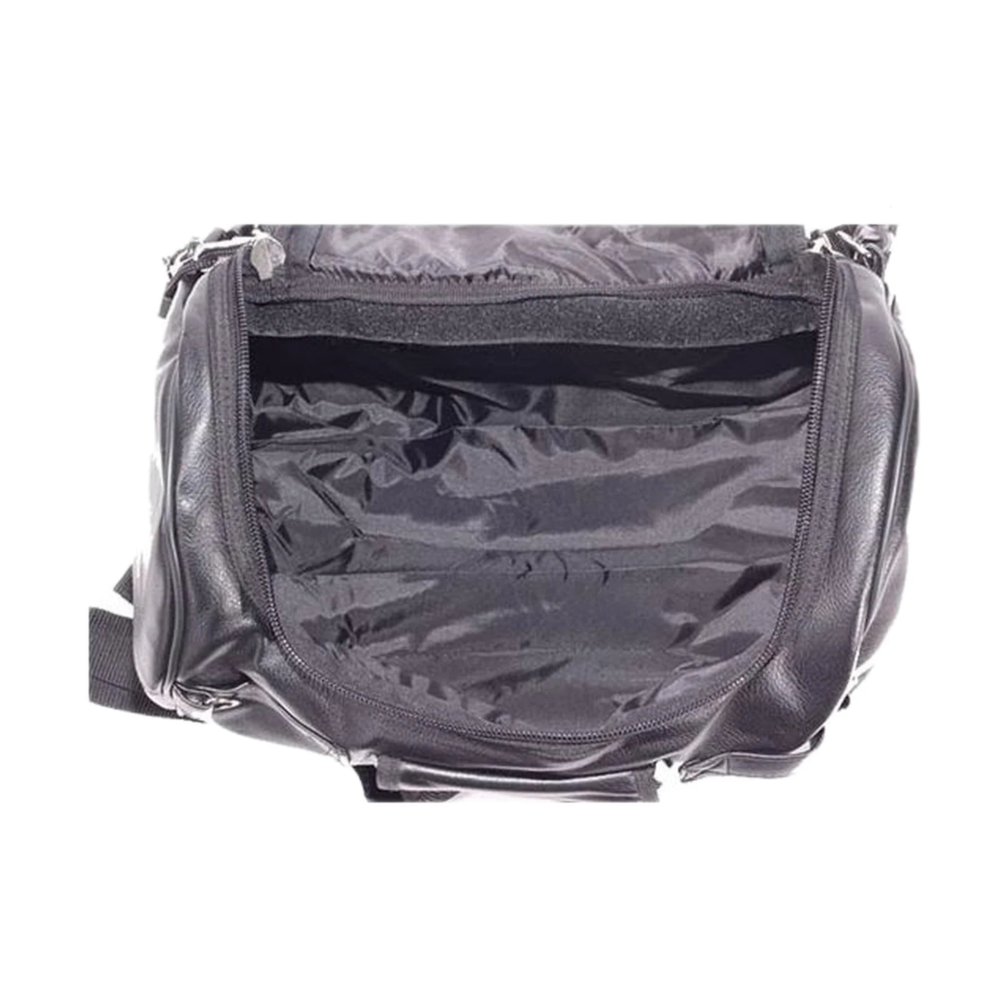 Motorcycle Sissy Bar Bag With Velcro On Back