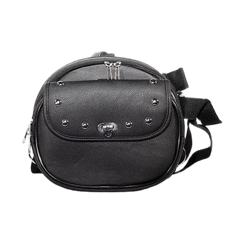 Round Motorcycle Duffle Bag Universal Fit PVC 17x9.5x8.5 UV Protected Storage