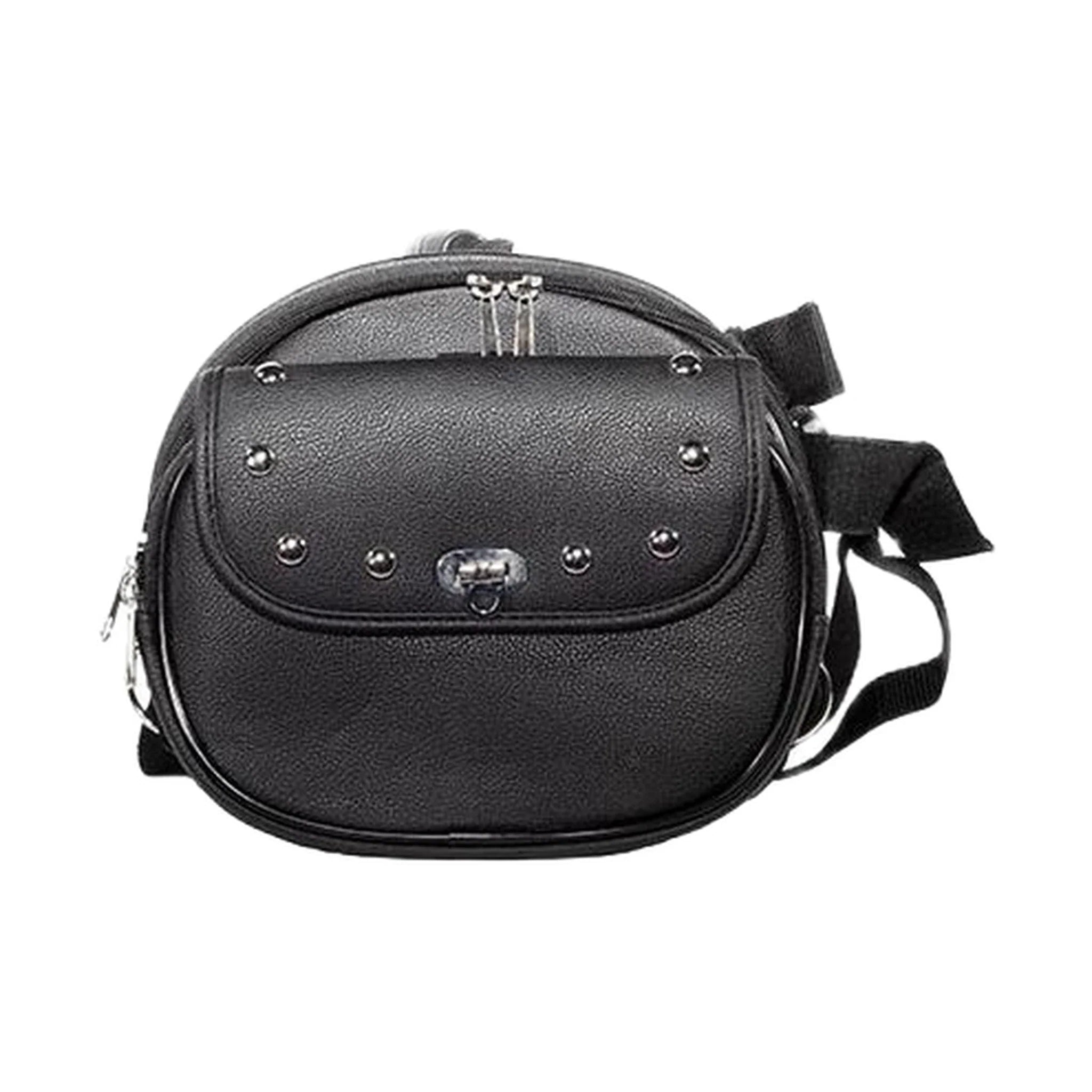 Round Motorcycle Duffle Bag Universal Fit PVC 17x9.5x8.5 UV Protected Storage