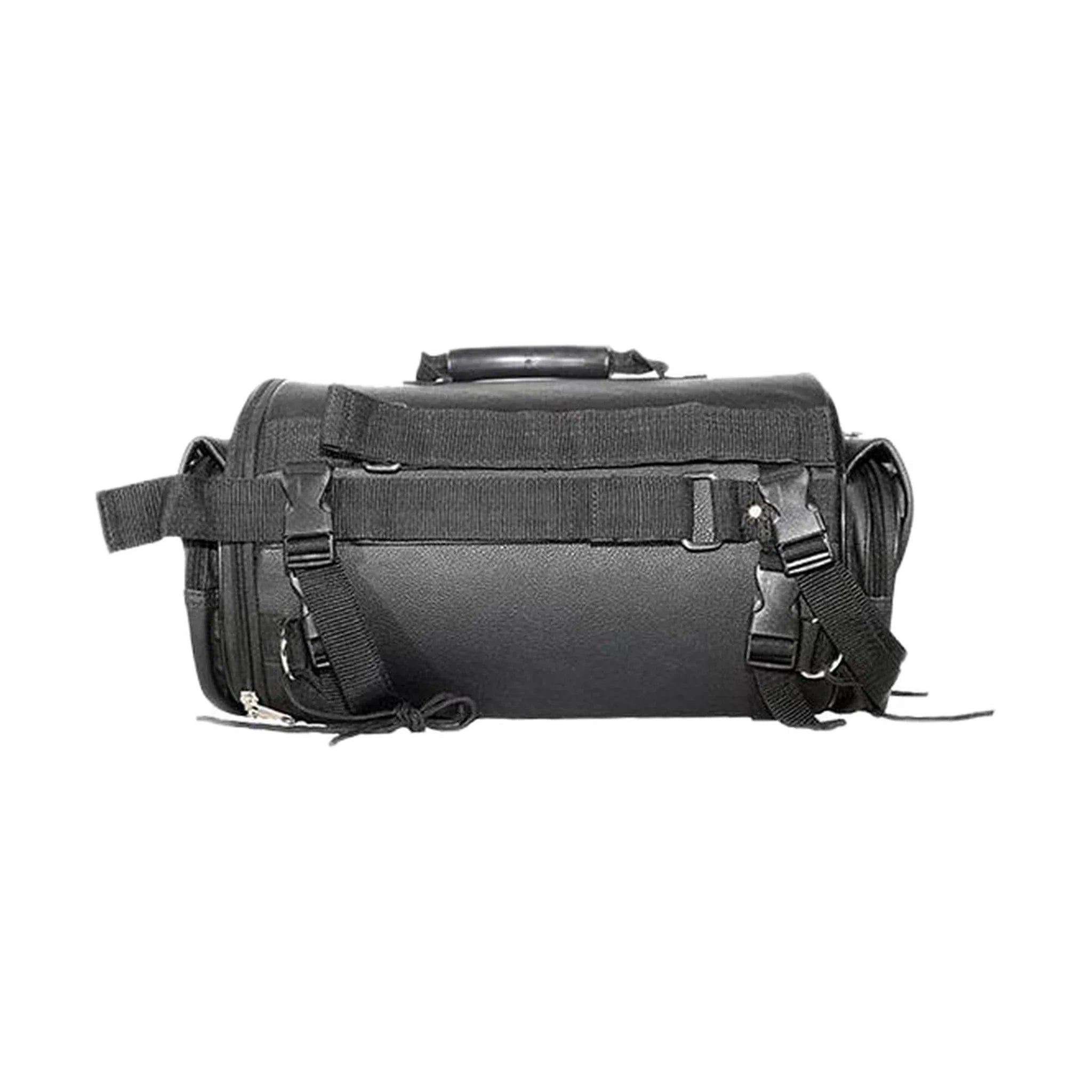 Round Motorcycle Duffle Bag Universal Fit PVC 17x9.5x8.5 UV Protected Storage