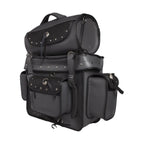 Motorcycle Sissy Bar Bag With Studs