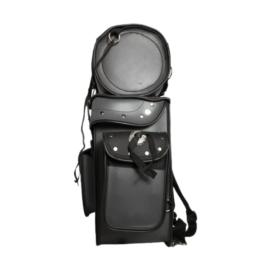 Gray Motorcycle Sissy Bar Bag