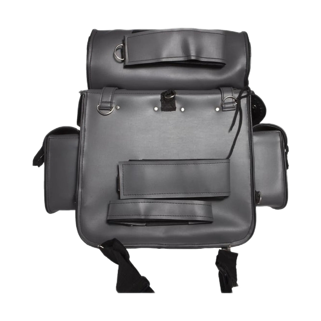 Gray Motorcycle Sissy Bar Bag