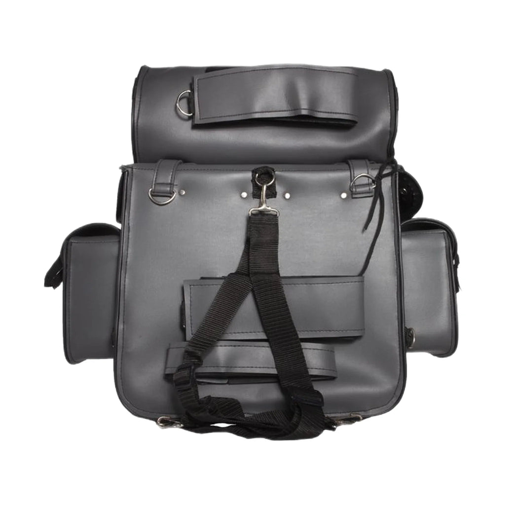 Gray Motorcycle Sissy Bar Bag