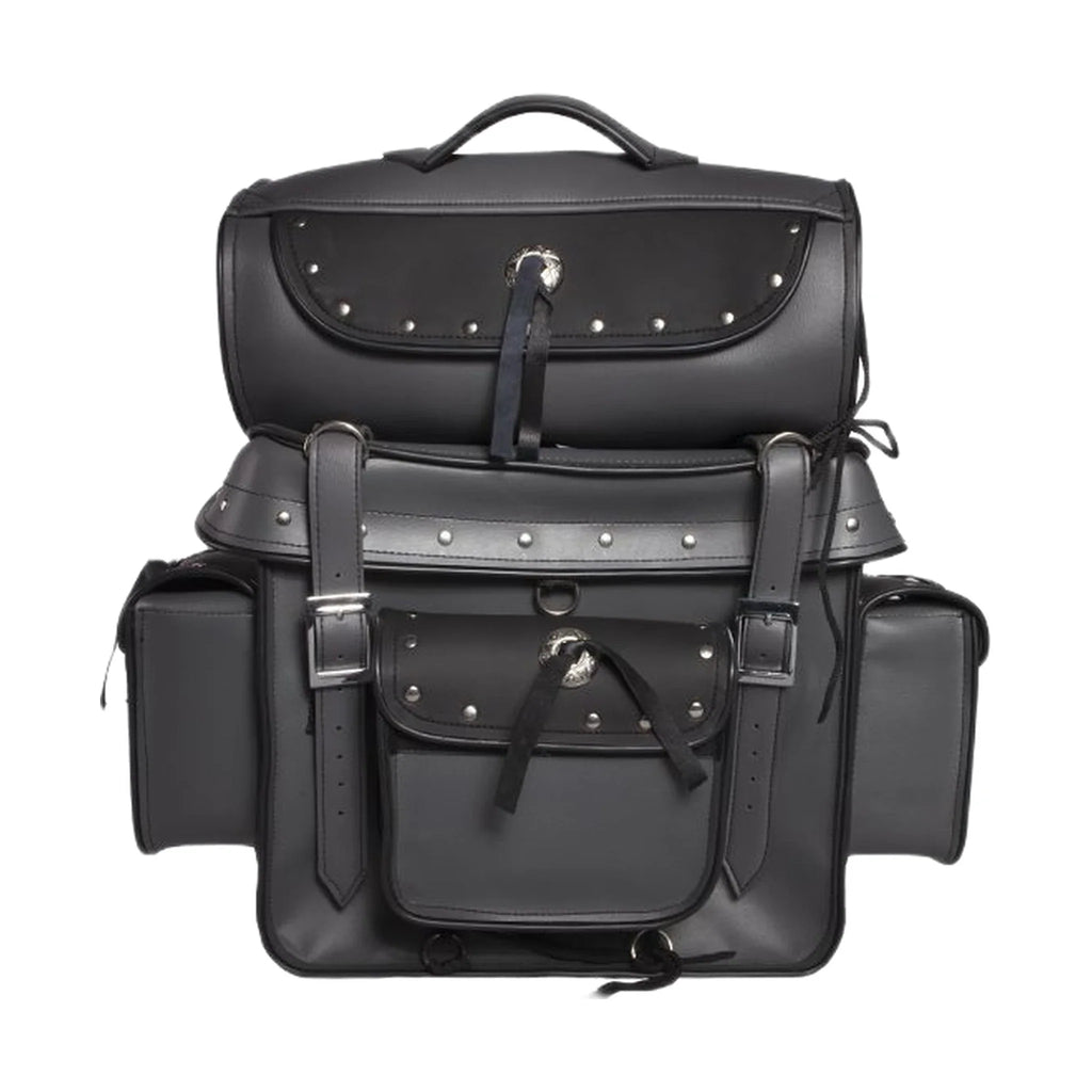 Gray Motorcycle Sissy Bar Bag