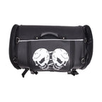 Medium Motorcycle Sissy Bar Bag / Trunk With Skull
