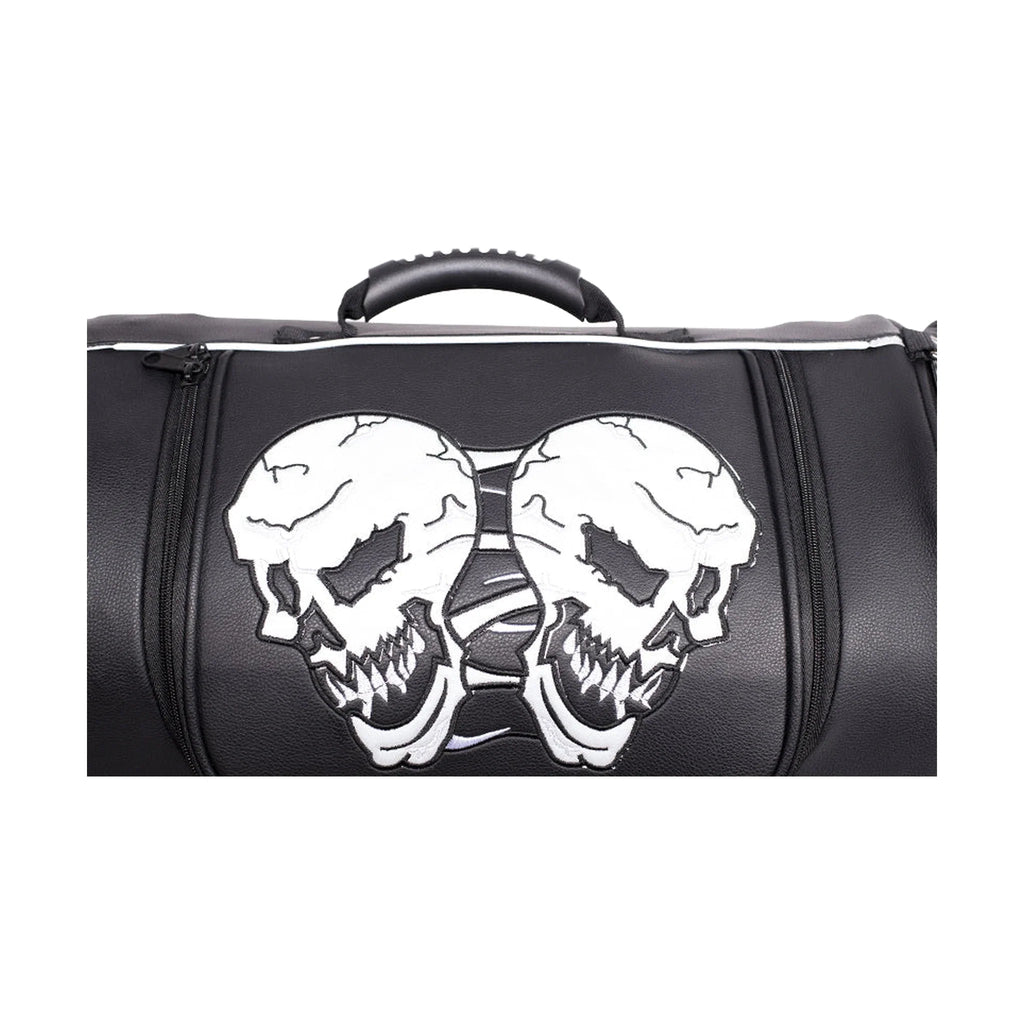 Medium Motorcycle Sissy Bar Bag / Trunk With Skull