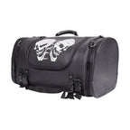 Motorcycle Sissy Bar Bag / Trunk With Skull