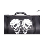 Motorcycle Sissy Bar Bag / Trunk With Skull