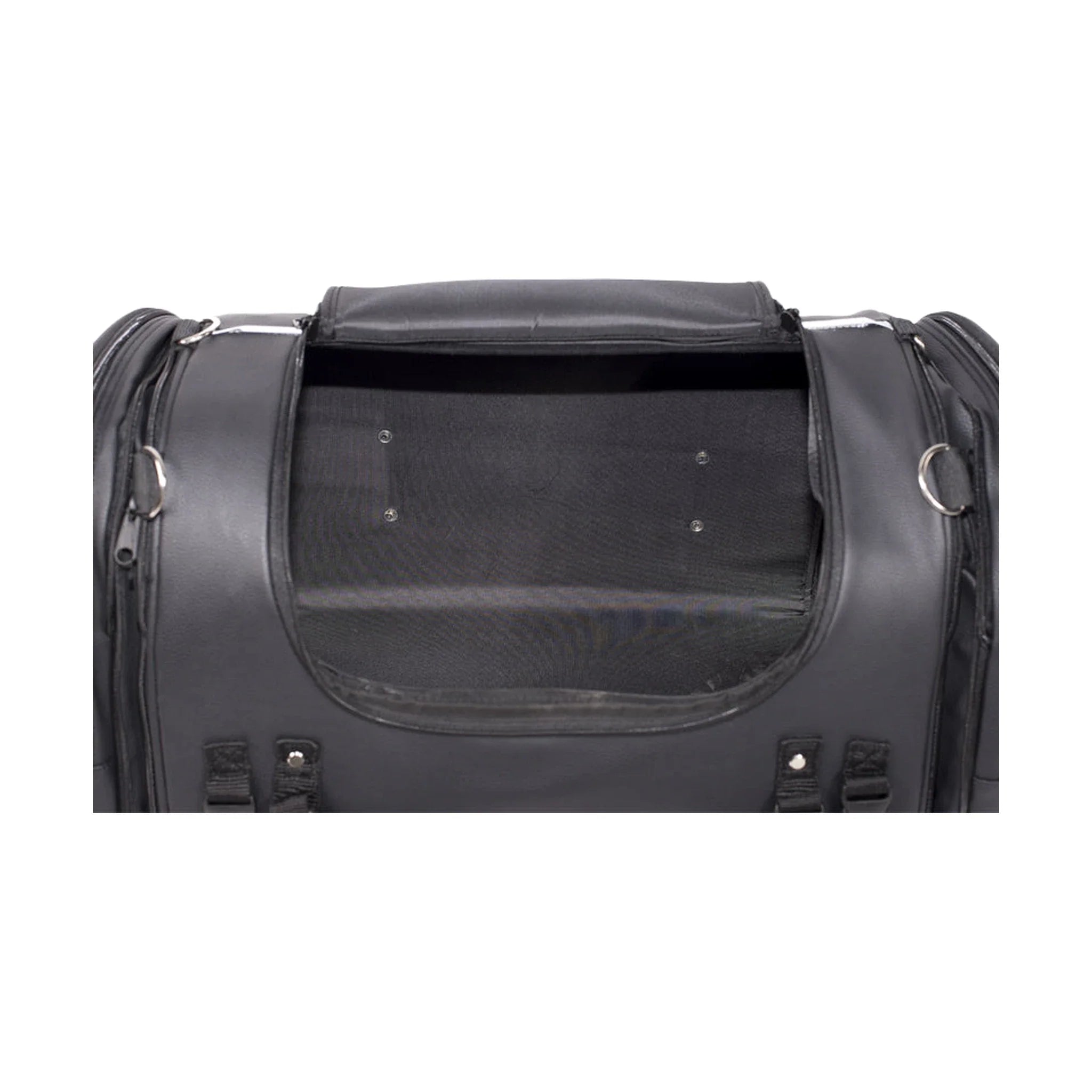 Motorcycle Sissy Bar Bag / Trunk With Skull