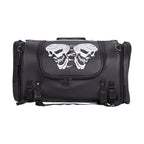 Motorcycle Sissy Bar Bag / Trunk With Skull