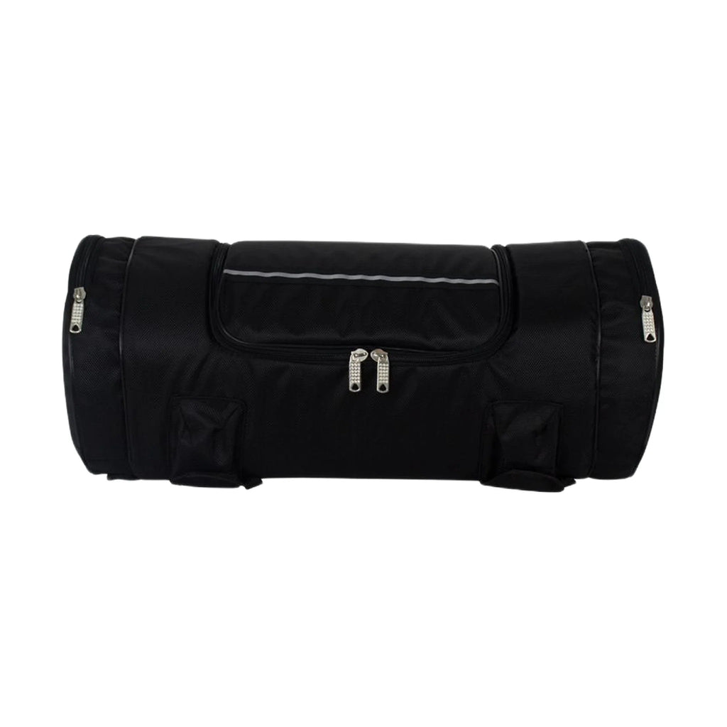 Black Triple Compartment Sissybar Bag