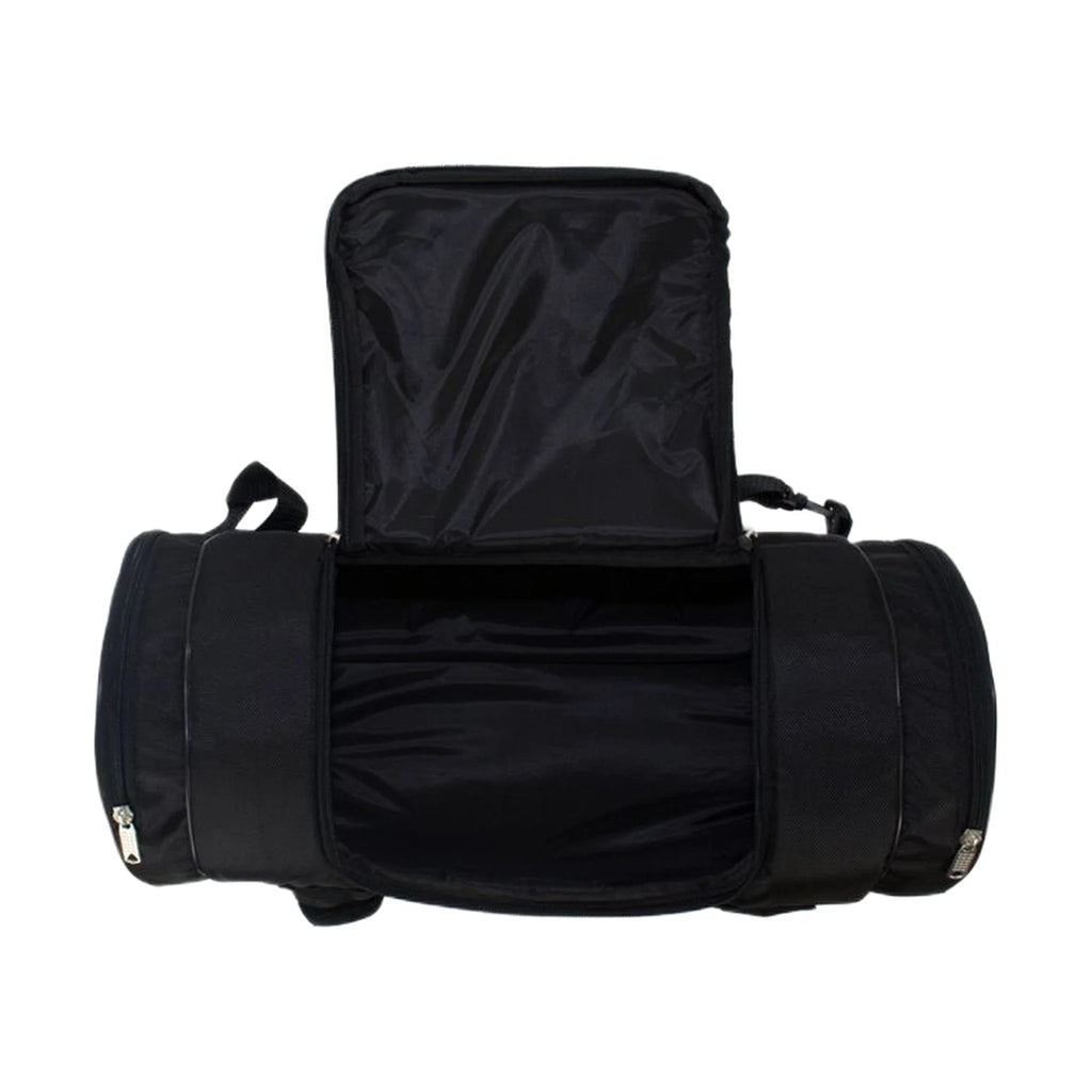 Black Triple Compartment Sissybar Bag