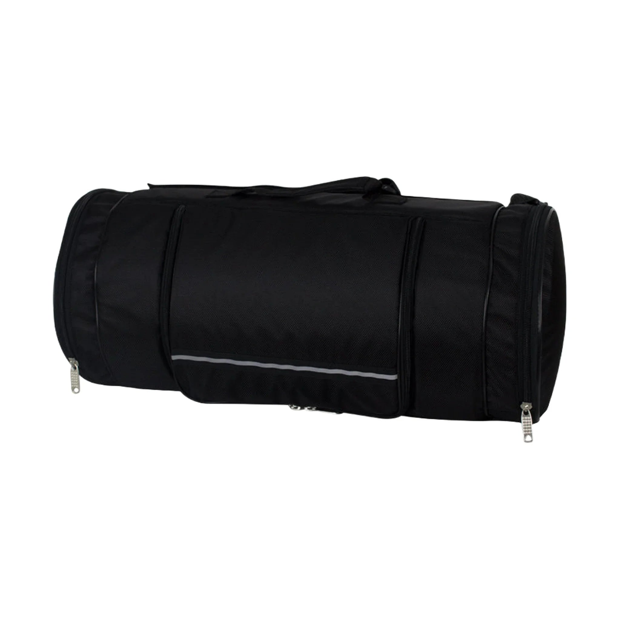 Black Triple Compartment Sissybar Bag