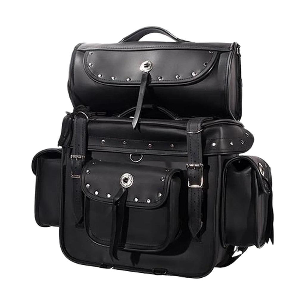 Motorcycle Sissy Bar Bag With Studs