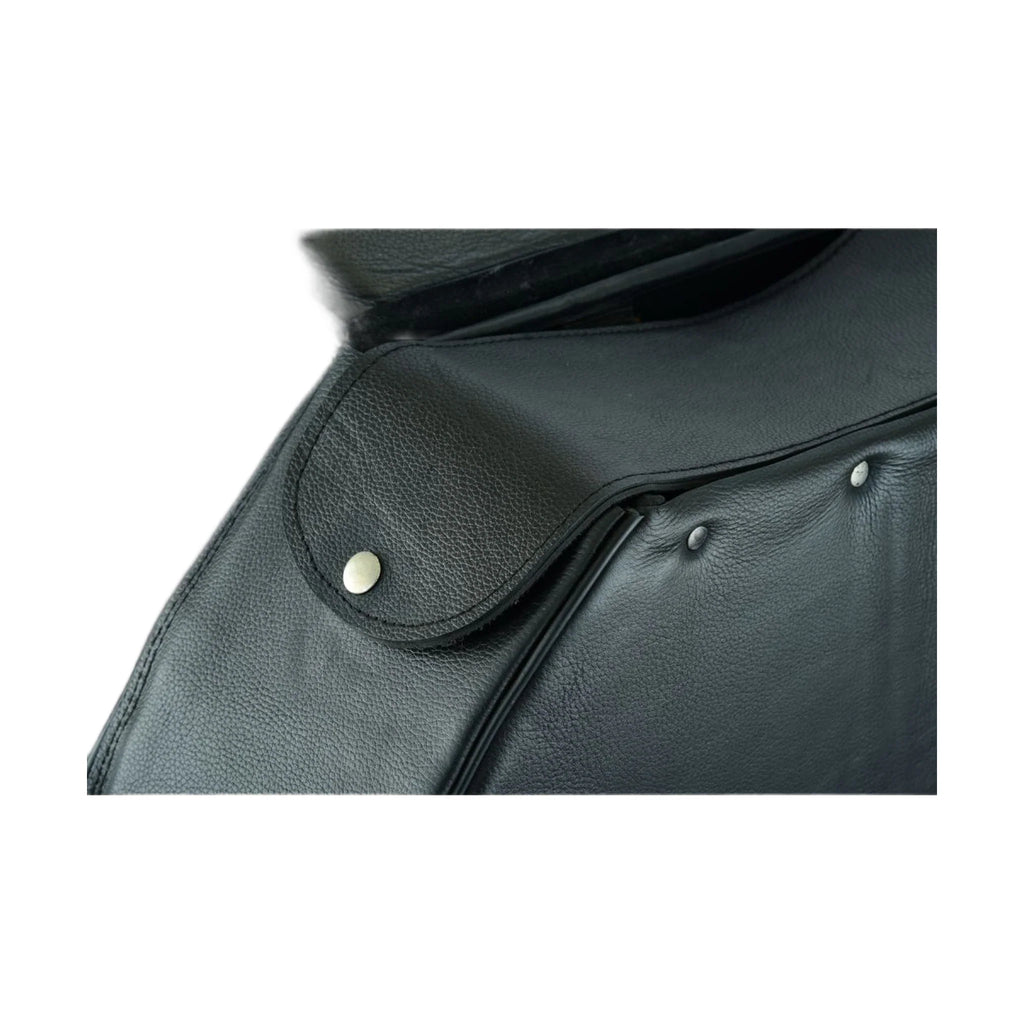 Genuine Naked Leather Concealed Carry Saddlebag Flame Design 14x6x10 Waterproof