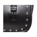 PVC Motorcycle Saddlebag Universal Fitting Waterproof Heavy Duty Studs Lock